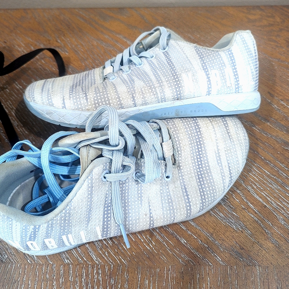 Women's NoBull Trainers - "Snow Blue" Size 9